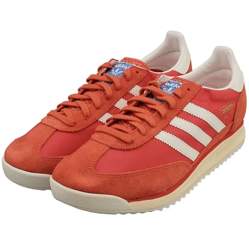 Adidas Sl 72 Rs Mens Fashion Sneakers in Red White Mens 12